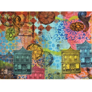 Sizzix Studio A5 Clear Stamps Set 7PK w/3pk A5 Stencils - Build It by Mark Montano