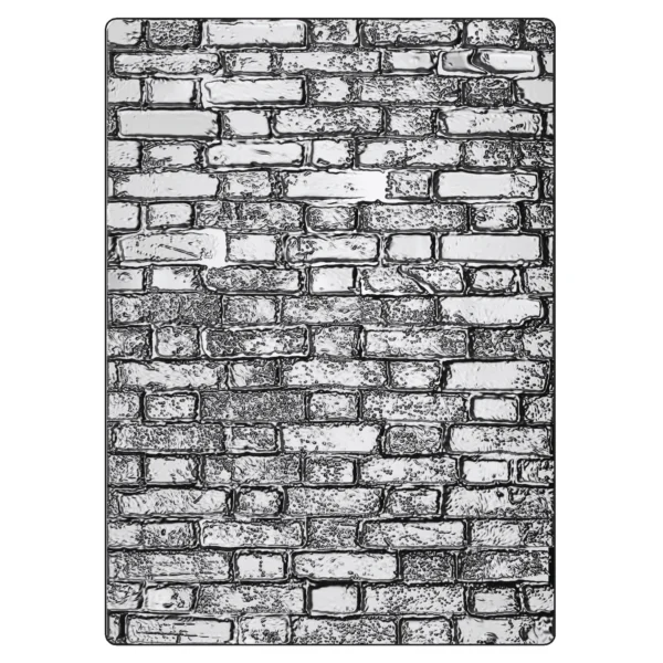 Tim Holtz® Alterations | 3-D Texture Fades™ Embossing Folder – Brickwork A5