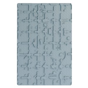 Sizzix Multi-Level Textured Impressions Embossing Folder - Grid Graph by Seth Apter