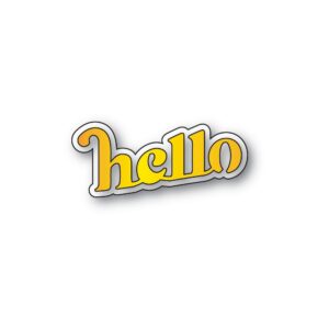 Memory Box Die – Cheery Hello 94887