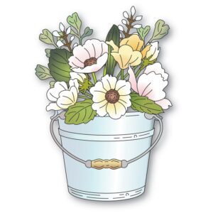 Memory Box Die – Garden Pail Bouquet 94889