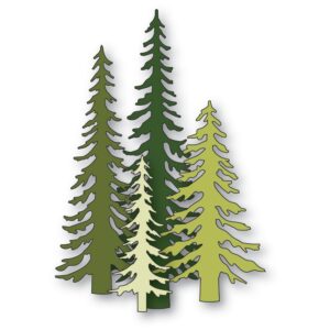 Memory Box Die – Tall Evergreen Trees 94939