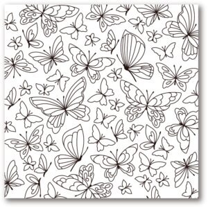 Memory Box Cling Stamp – Butterfly Kaleidoscope CS2085