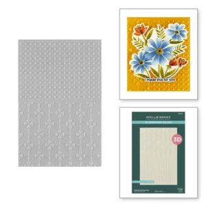 Polka Dot & Posy Duo 3D Embossing Folder by Wendy Vecchi