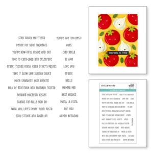 Stay Saucy Clear Stamp Set