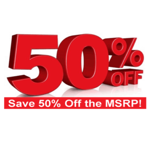 50% Off MSRP