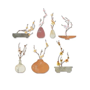 Sizzix Thinlits Dies Ikebana by Pete Hughes