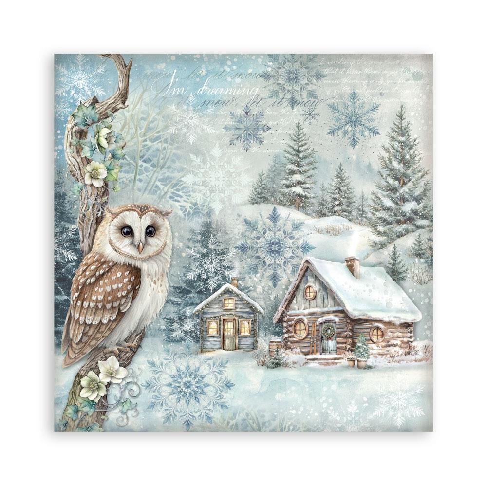 Stamperia Single-Sided Paper Pad 12"x12" -- The Owl's House - Image 10