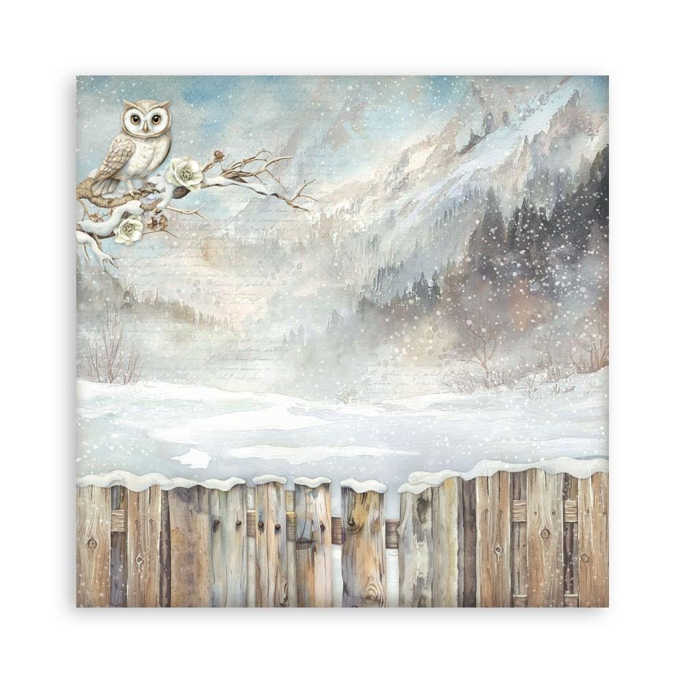 Stamperia Single-Sided Paper Pad 12"x12" -- The Owl's House - Image 14