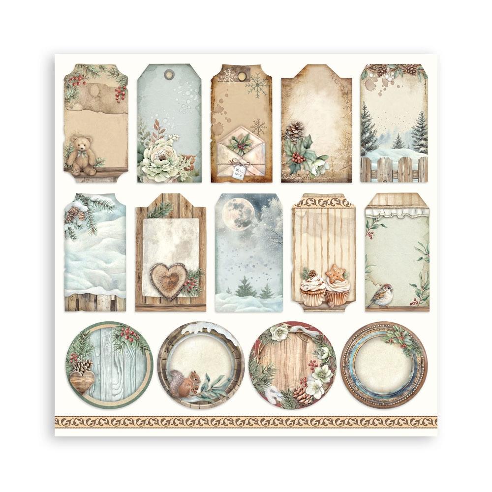 Stamperia Single-Sided Paper Pad 12"x12" -- The Owl's House - Image 19