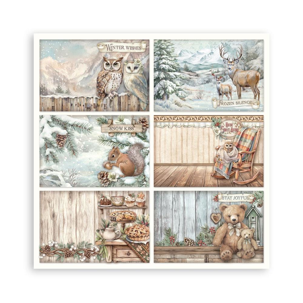 Stamperia Single-Sided Paper Pad 12"x12" -- The Owl's House - Image 20