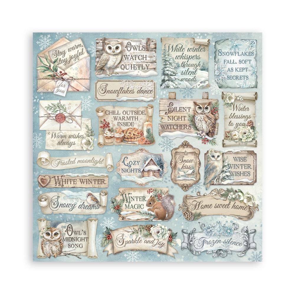 Stamperia Single-Sided Paper Pad 12"x12" -- The Owl's House - Image 22