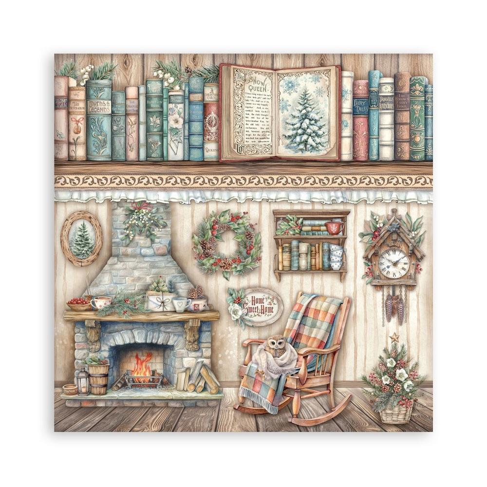 Stamperia Single-Sided Paper Pad 12"x12" -- The Owl's House - Image 5