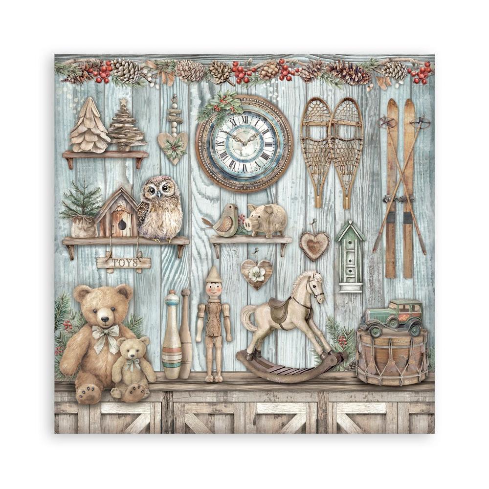 Stamperia Single-Sided Paper Pad 12"x12" -- The Owl's House - Image 6