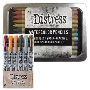 Tim Holtz Distress Crayons & Watercolor Pencils