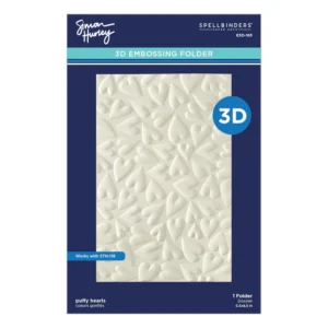 Puffy Hearts 3D Embossing Folder