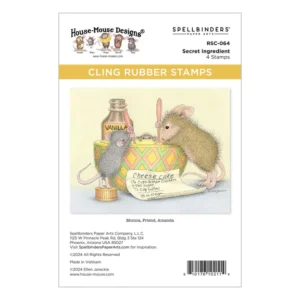 Secret Ingredient Cling Rubber Stamps by House-Mouse