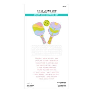 Born to Dink Clear Stamp & Die Set