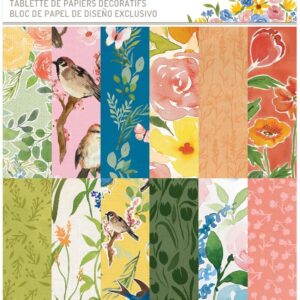 K&Company Paper Pad 6"x8" -- Antique Garden
