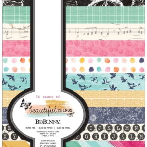 BoBunny Single-Sided Paper Pad 6"X8" -- Beautiful Things