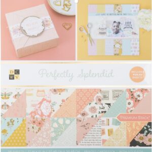 DCWV Double-Sided 12x12" Cardstock Stack - Perfectly Splendid