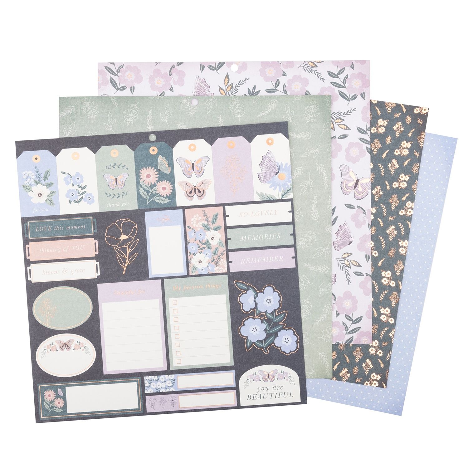 DCWV Double-Sided 12×12″ Cardstock Stack – Bella & Bloom - Image 3
