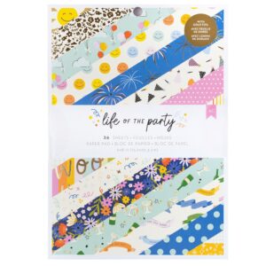 American Crafts Single-Sided Paper Pad 6"X8" -- Life of the Party