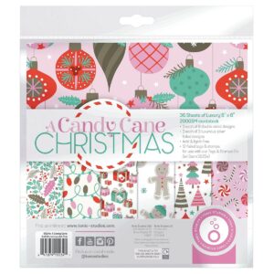 Tonic Studios Art Pad 8"X8" -- A Candy Cane Christmas
