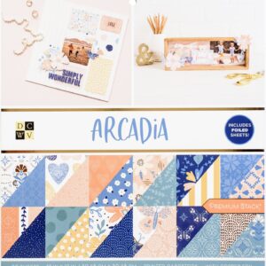 DCWV Double-Sided 12×12″ Cardstock Stack – Arcadia