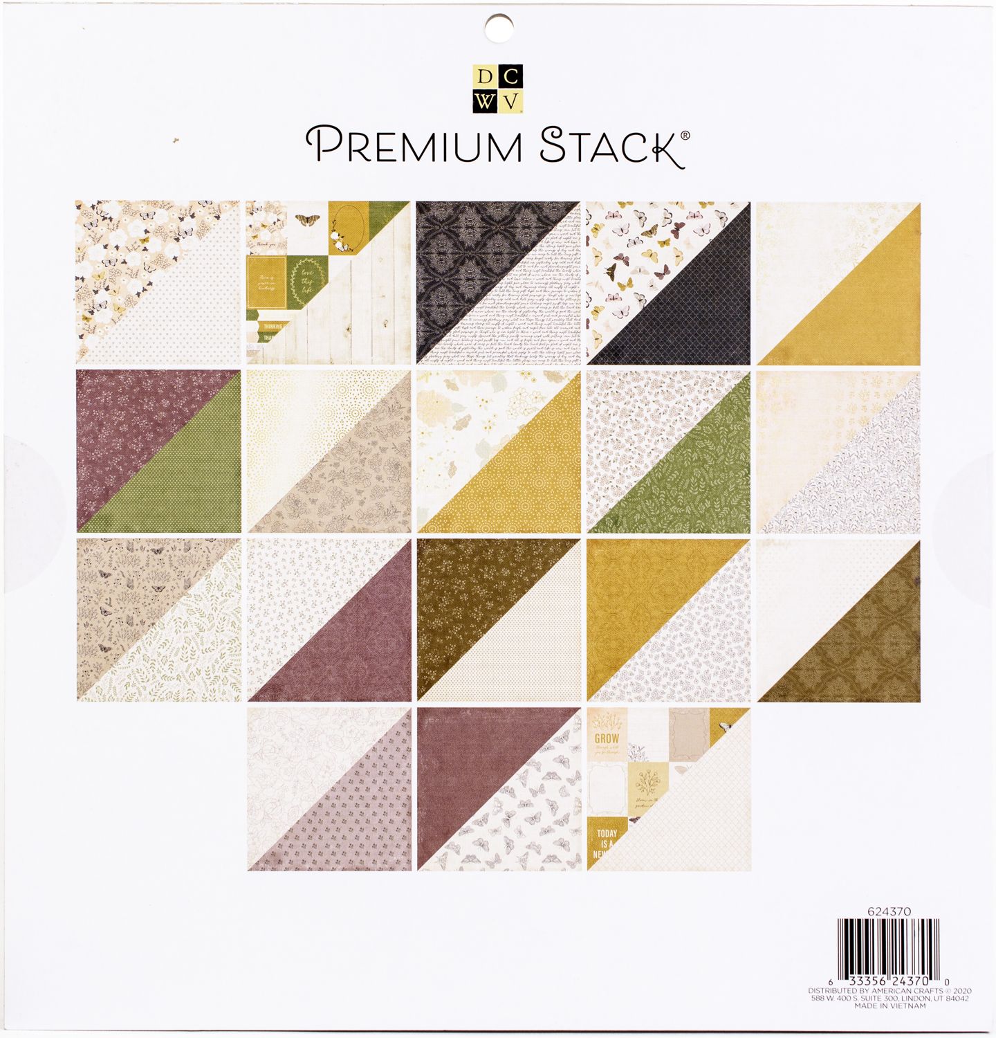 DCWV Double-Sided Cardstock Stack 12"X12" -- English Garden - Image 2