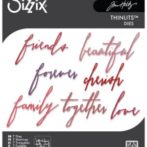 Tim Holtz® Alterations | Sizzix Thinlits™ Die Set 7-Pack – Handwritten Love