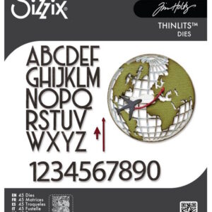 Tim Holtz® Alterations | Sizzix Thinlits™ Die Set 45-Pack – Vault World Travel