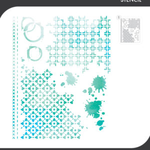 Sizzix A4 Stencil 1PK - Artful Layers by 49 & Market