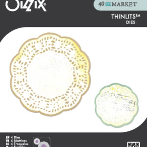 Sizzix Thinlits Die Set 4PK - Doily Duo by 49 & Market