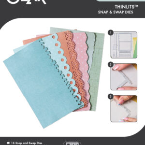 Sizzix Thinlits Die Set 16PK - Snap and Swap Journal Set by 49 and Market