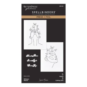 Whisper Weave Press + Foil Plate & Die Set