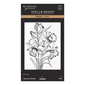 Tulips and Daffodils Press + Foil Plate