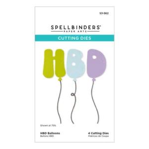 HBD Balloons Etched Dies