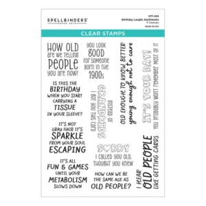Birthday Laughs Sentiments Clear Stamp Set
