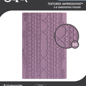 Sizzix® 3-D Textured Impressions™ Embossing Folder – Magic Mesh by Seth Apter