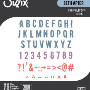 Sizzix® Thinlits™ Die Set 43PK Typography by Seth Apter