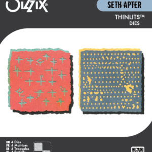 Sizzix® Thinlits™ Die Set 4PK Paper Cutz #2 by Seth Apter