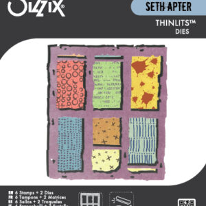 Sizzix Thinlits Die Set 2PK w/6PK Stamps Viewfinder by Seth Apter