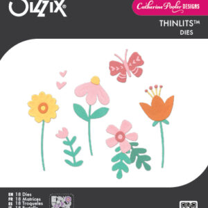 Sizzix Thinlits Die Set 18PK - Friendly Florals by Catherine Pooler