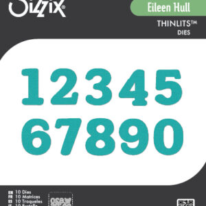 Sizzix Thinlits 10PK Die Set - Nora Numbers by Eileen Hull