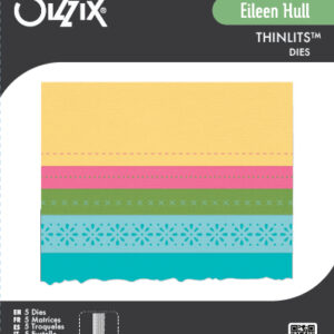Sizzix Thinlits 5PK Die Set - Page Edges by Eileen Hull