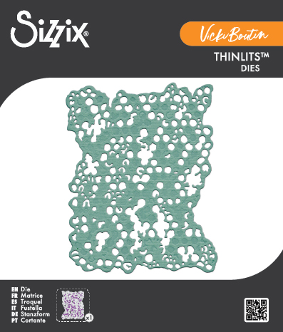 Sizzix Thinlits 1PK Die Set – Bubble Wrap Background by Vicki Boutin