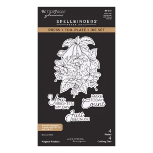 Magical Fuchsia Press + Foil Plate & Die Set
