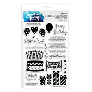 Simon Hurley create. Photopolymer Stamp Snarky Birthday