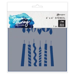 Simon Hurley create. Layering Stencil -- Bold Candles